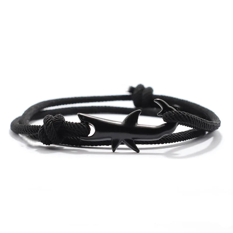 Pulseira Masculina Paracord Shark