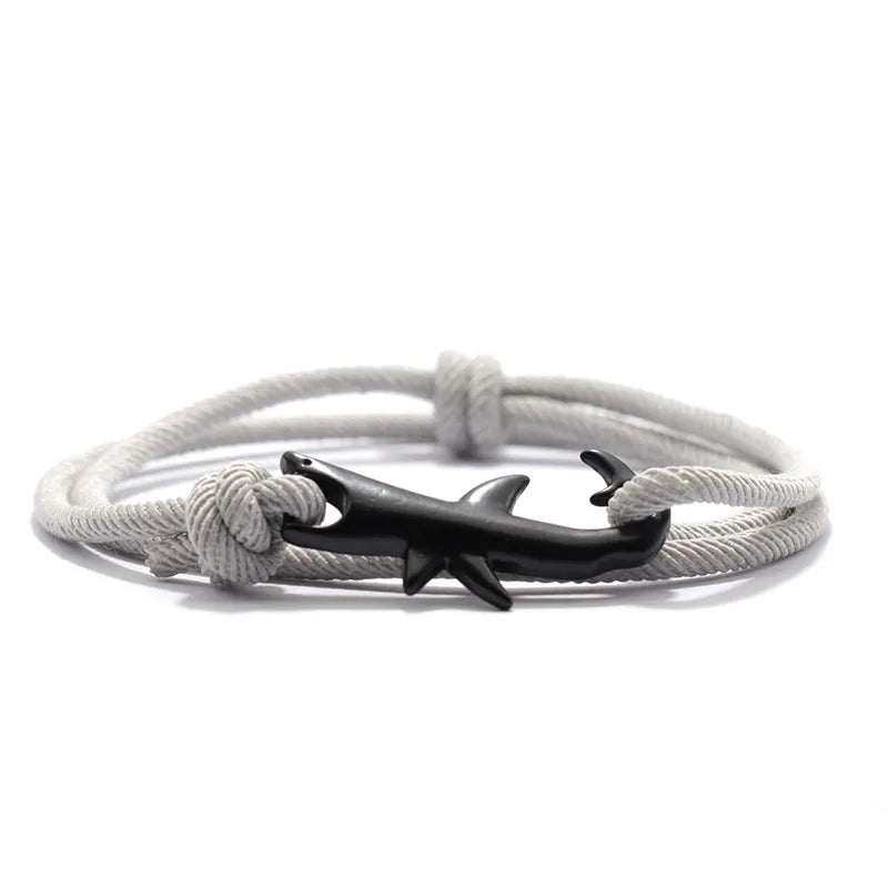 Pulseira Masculina Paracord Shark