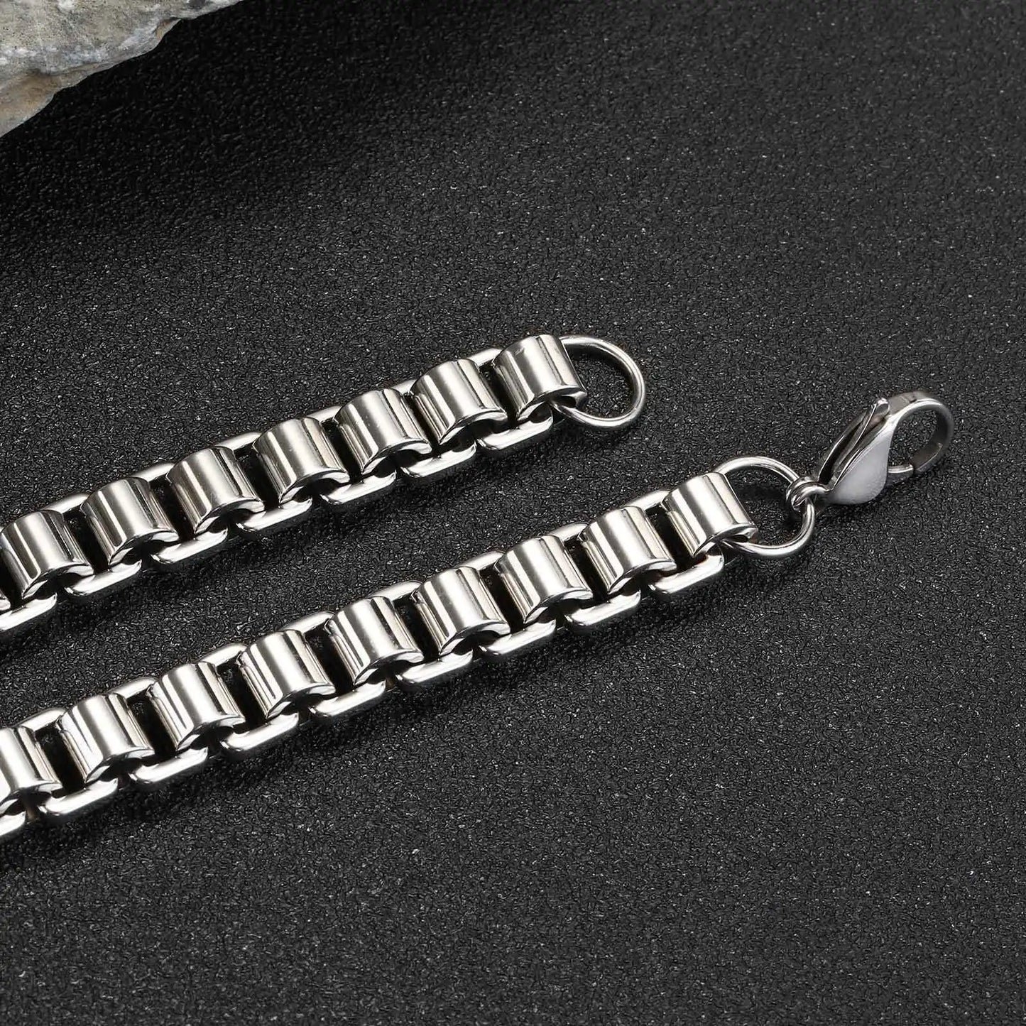 Pulseira Masculina em Aço Bike Link