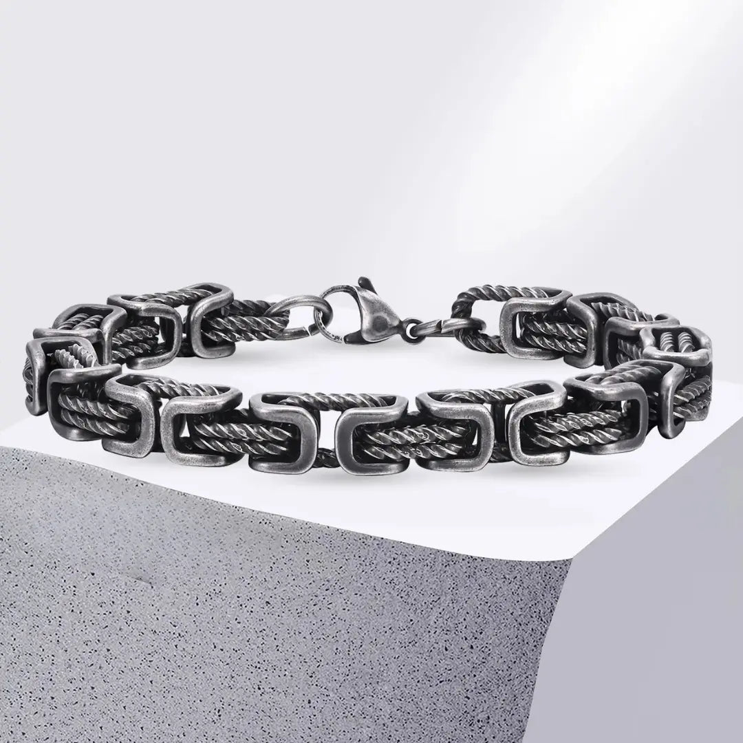 Pulseira Masculina em Aço Vintage VNX