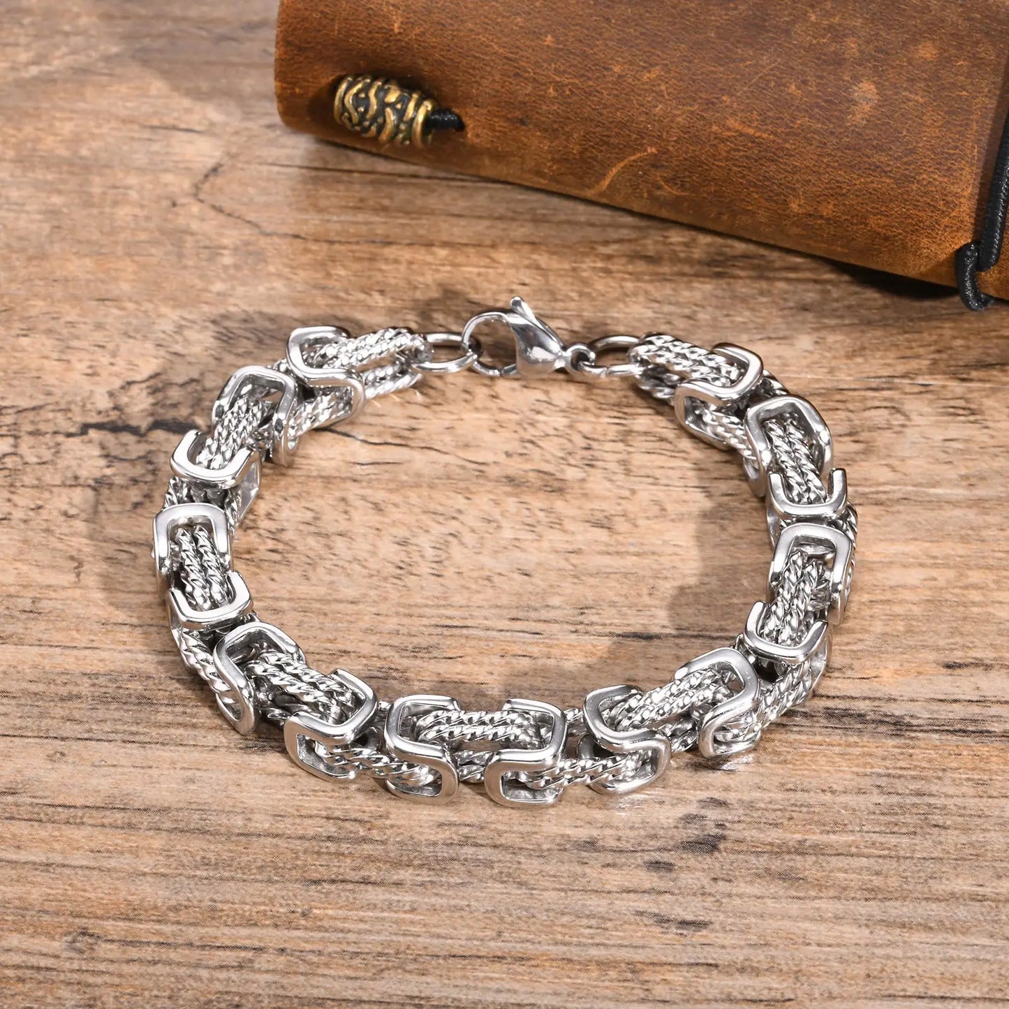 Pulseira Masculina em Aço Vintage VNX