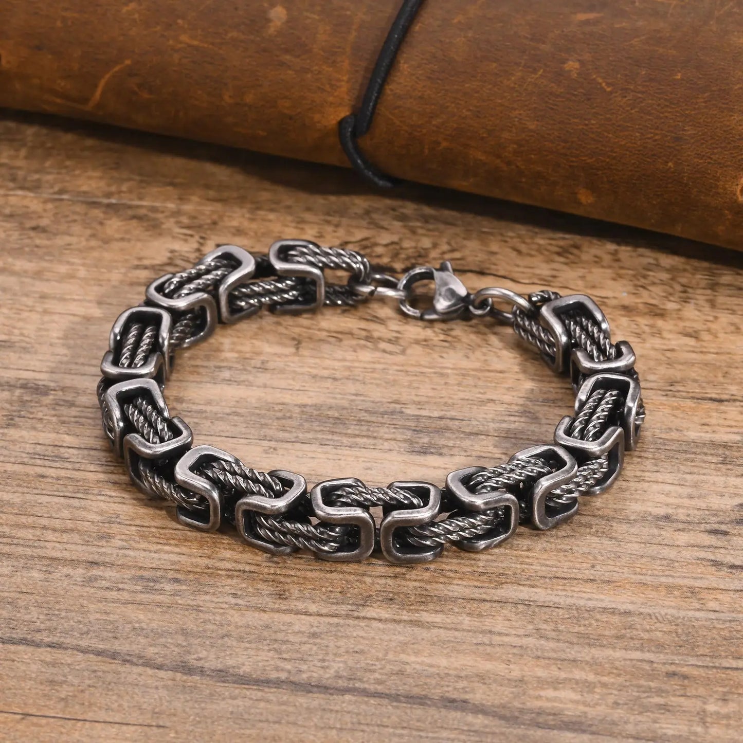 Pulseira Masculina em Aço Vintage VNX