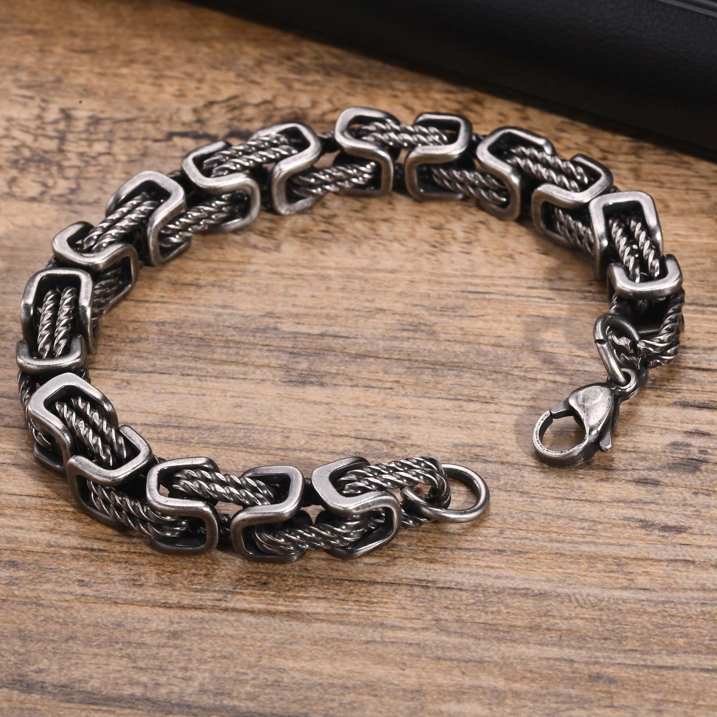 Pulseira Masculina em Aço Vintage VNX