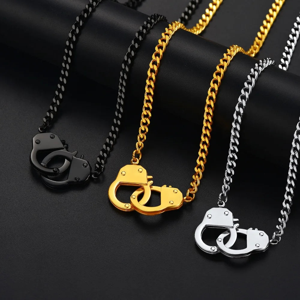 Pulseira Masculina em Aço Inox Algemas