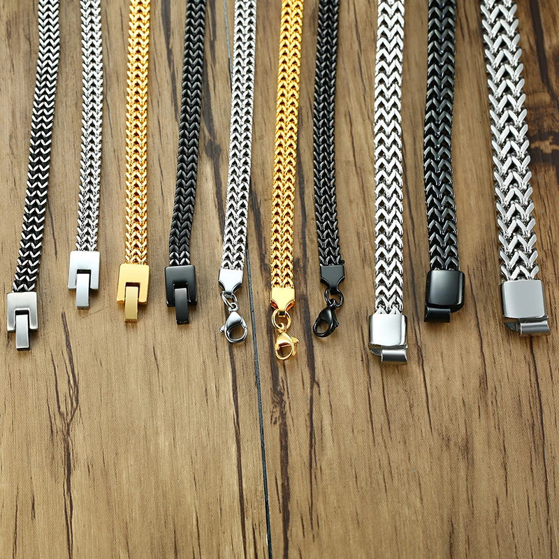 Pulseira Masculina em Aço Inoxidável Cubic Seja Orion Acessórios Masculinos