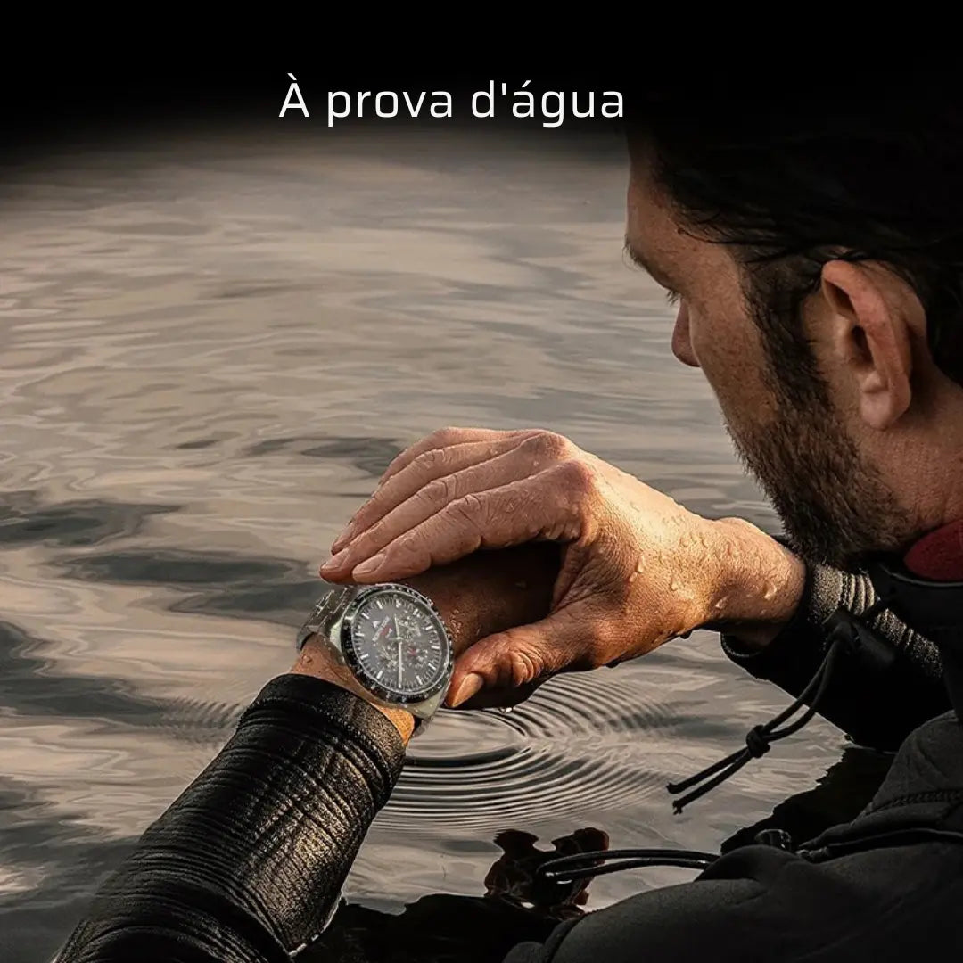 Relógio Masculino Aço Inox North Edge Solaris