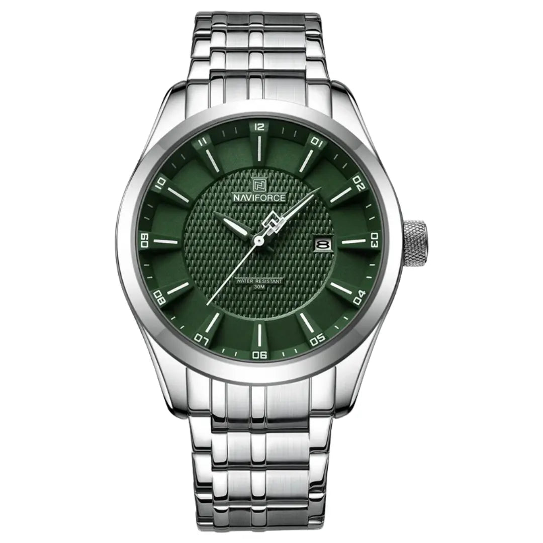 Relógio Masculino Aço Inox Quartzo Carbon