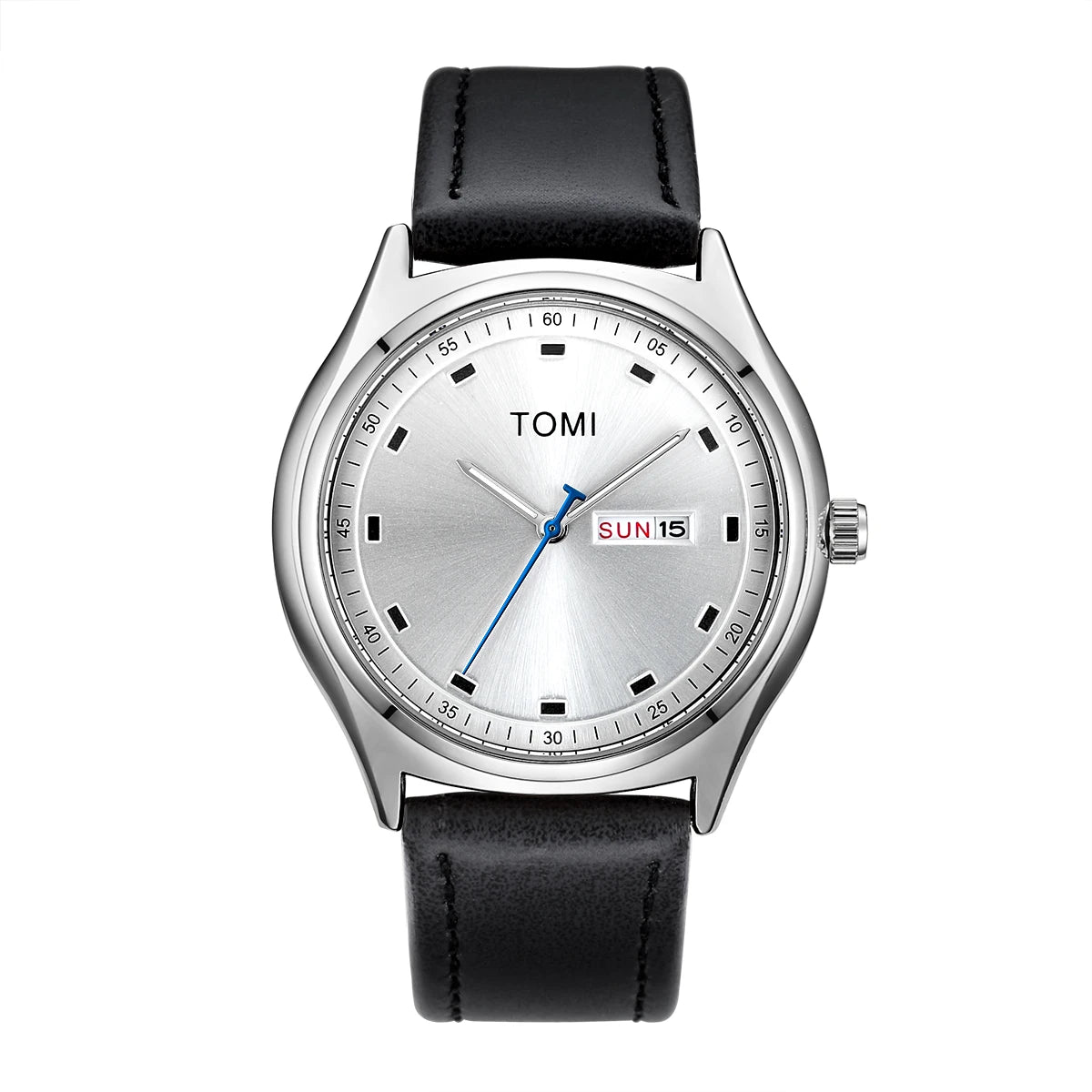 Relógio Masculino Minimalista Pulseira de Couro Athens