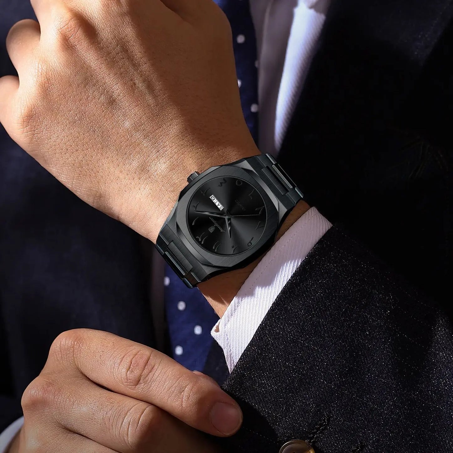 Relógio Masculino em Aço a Prova D'água Luxury