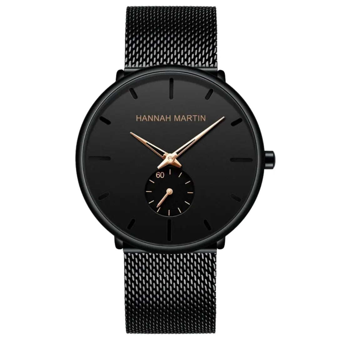 Relógio Masculino em Quartzo Minimalista Hannah Martin Agon