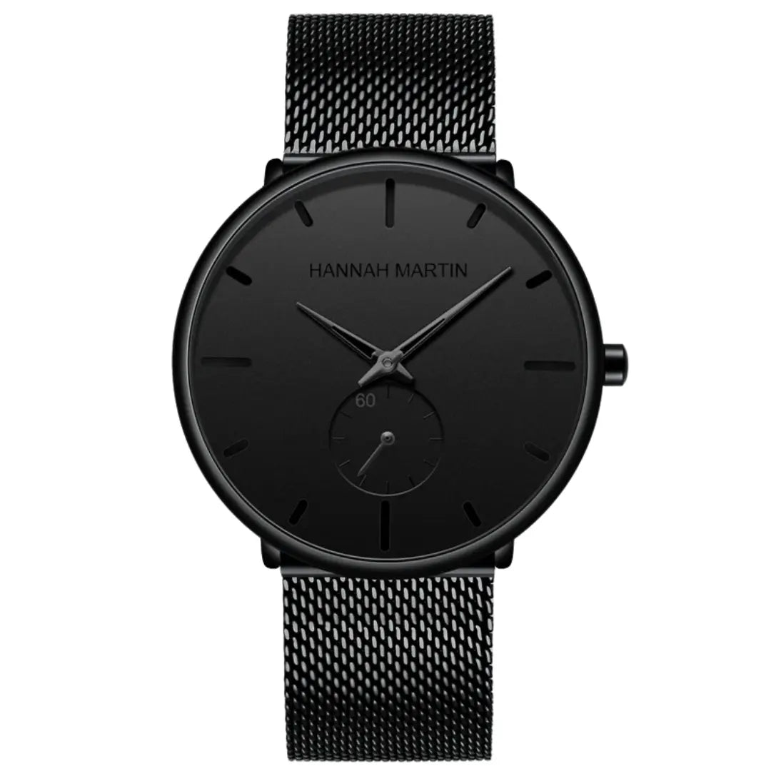 Relógio Masculino em Quartzo Minimalista Hannah Martin Agon