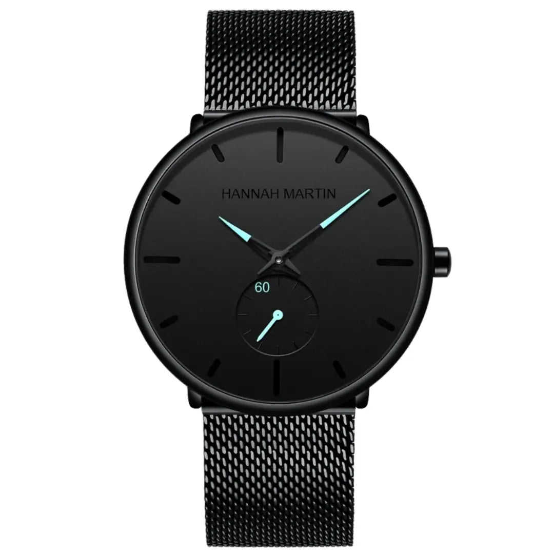 Relógio Masculino em Quartzo Minimalista Hannah Martin Agon