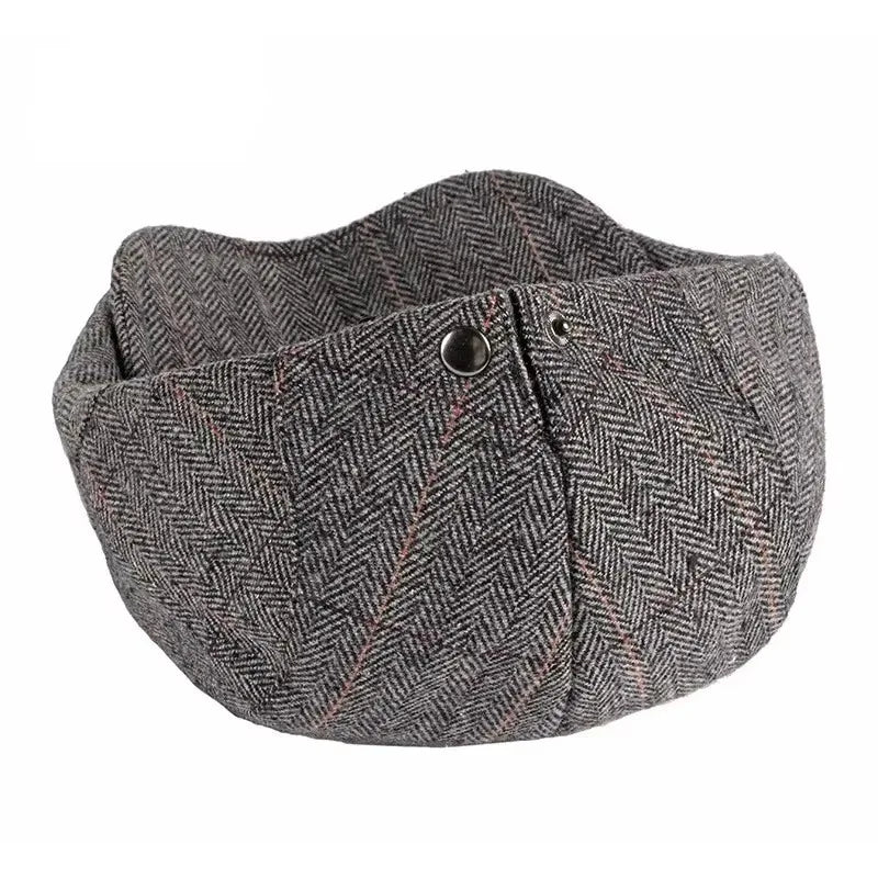 Boina Masculina Vintage Woolen