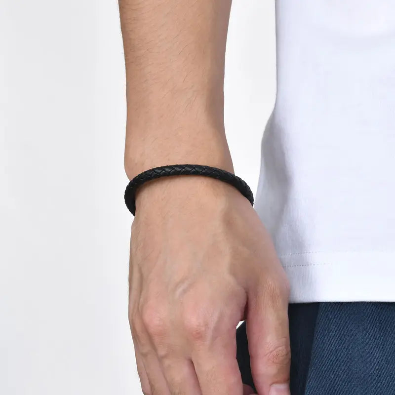 Pulseira Masculina em Couro - Orion