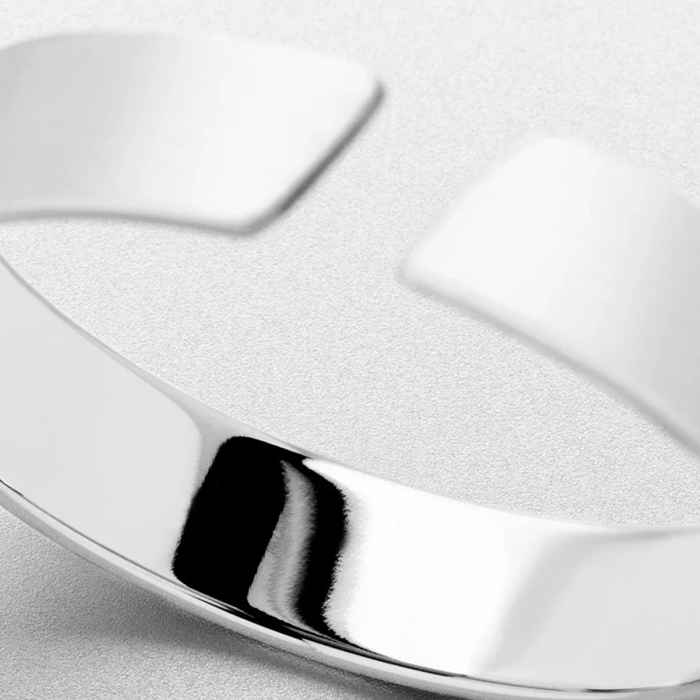 Anel Masculino em Aço Inoxidável Platinum