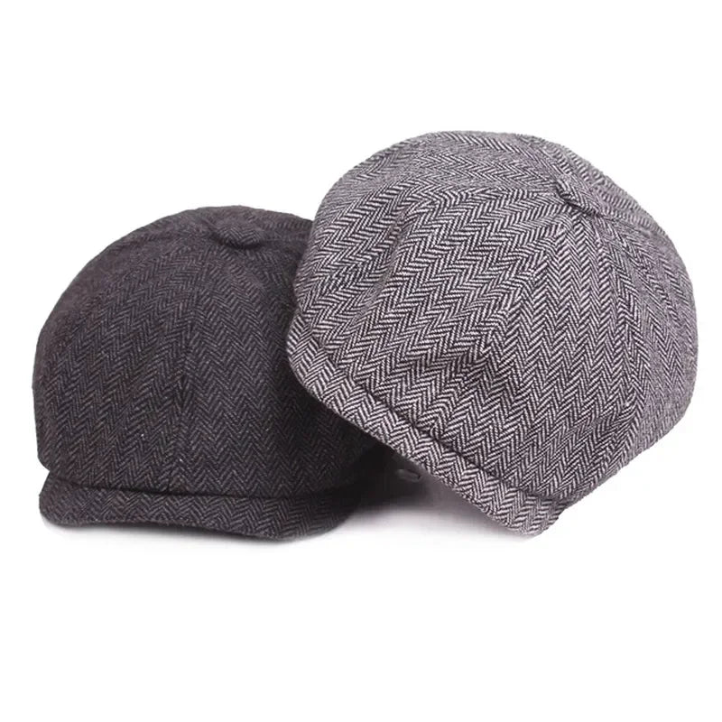 Boina Masculina Inglesa Cinza - Orion