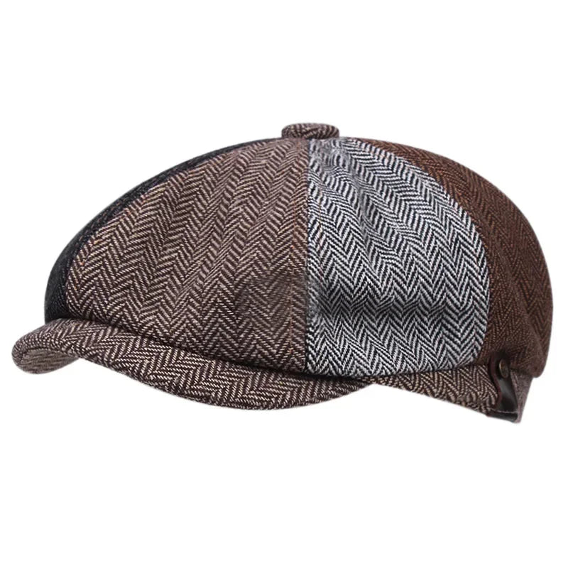 Boina Masculina Inglesa Cores - Orion