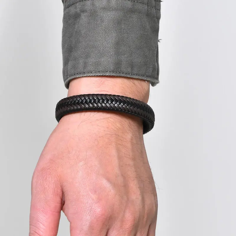 Pulseira Masculina de Couro - Orion