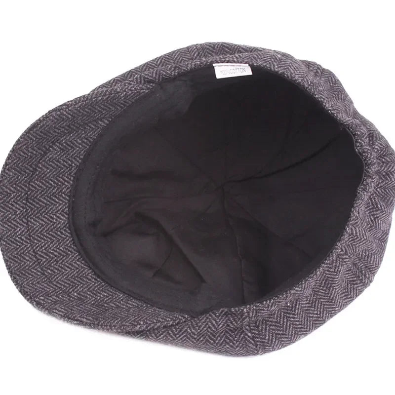Boina Masculina Inglesa Cinza - Orion