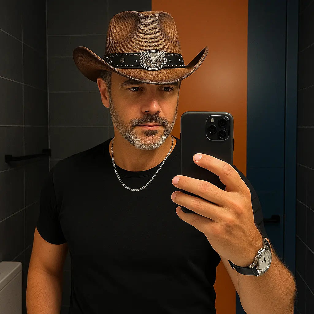 Chapéu Masculino Cowboy Vintage Taurus