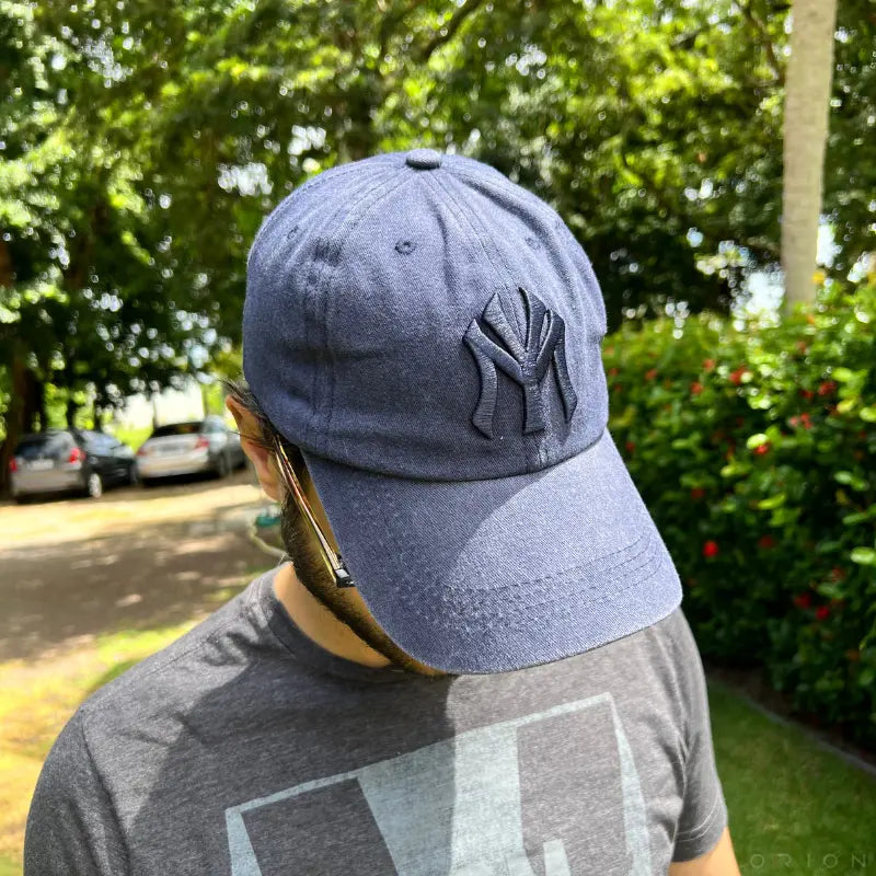 Boné Masculino Aba Curva NY Washed