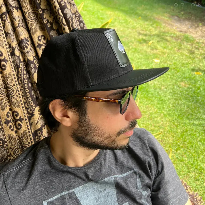 Boné Masculino Aba Reta Poker Pro