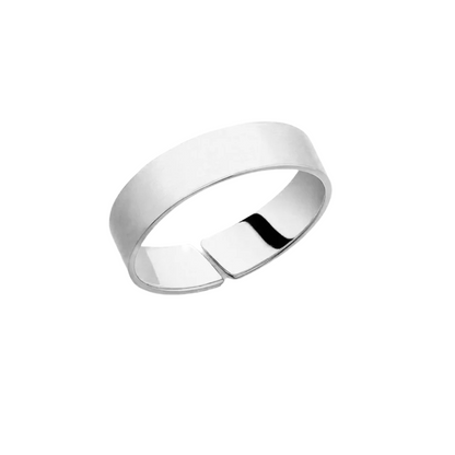 Anel Masculino em Aço Inoxidável Platinum