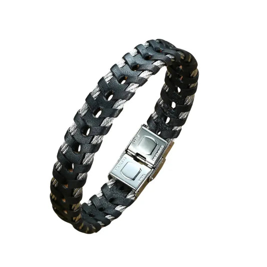 Pulseira Masculina em Couro - Orion