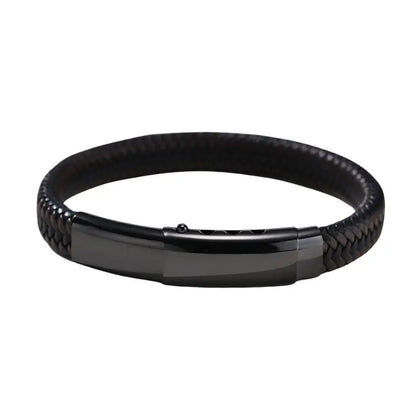 Pulseira Masculina de Couro - Orion