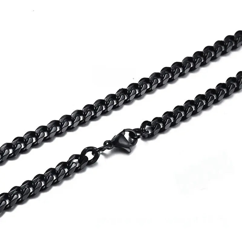 Colar Masculino Aço Inoxidável Preto- Orion