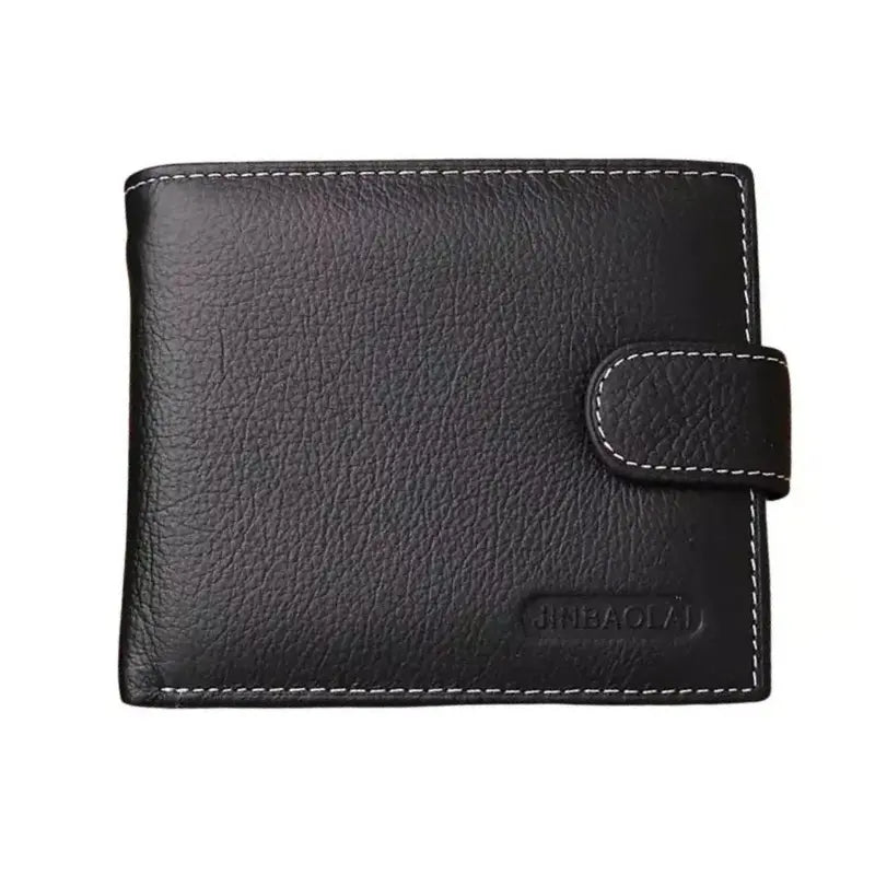 Carteira de Couro Masculina Preto - Orion