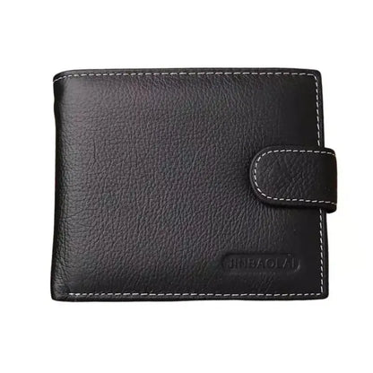 Carteira de Couro Masculina Preto - Orion