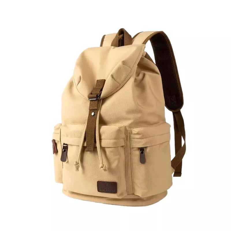 Mochila Masculina de Lona Marrom - Orion