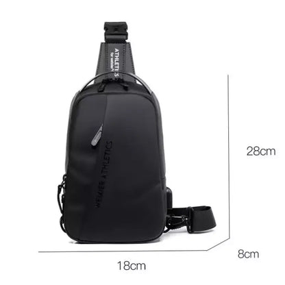 Bolsa Transversal Sport Masculina Preta  - Orion