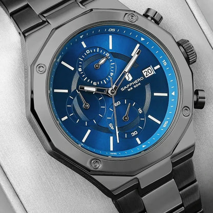 Relógio Masculino Aço Inoxidável Sapphero