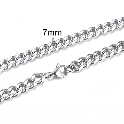 Colar Masculino Aço Inoxidável Prateado- Orion