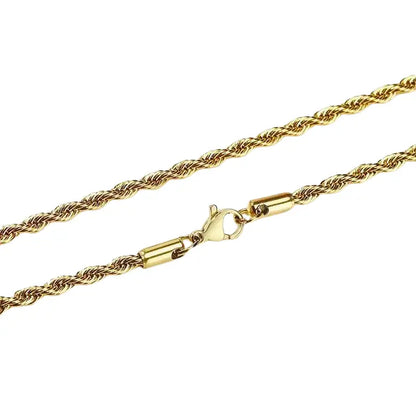 Colar Masculino Aço Inoxidável Dourado - Orion