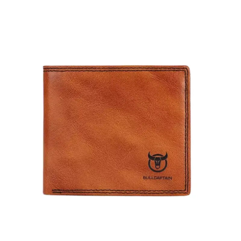 Carteira de Couro Masculina Marrom Marron - Orion