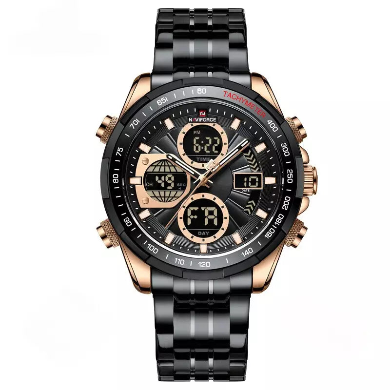 Relógio Masculino Aço Inox Preto - Orion