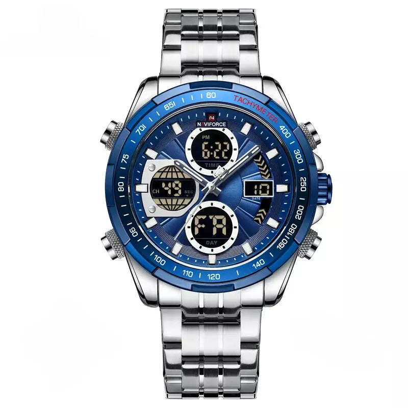 Relógio Masculino Aço Inox Prateado - Orion