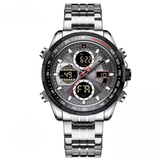Relógio Masculino Aço Inox Prateado - Orion