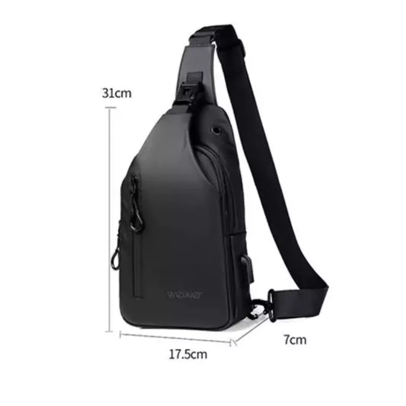 Bolsa Transversal Sport Masculina Preta - Orion