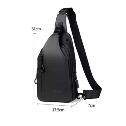 Bolsa Transversal Sport Masculina Preta - Orion