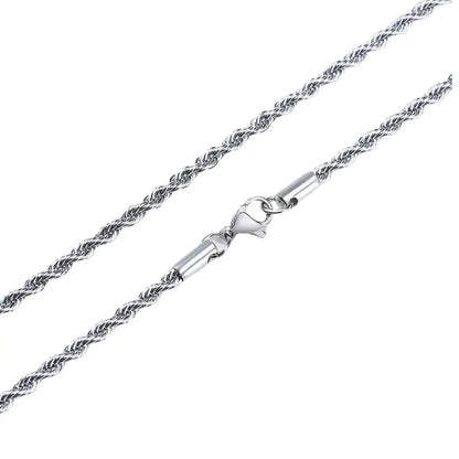 Colar Masculino Aço Inoxidável Prateada - Orion