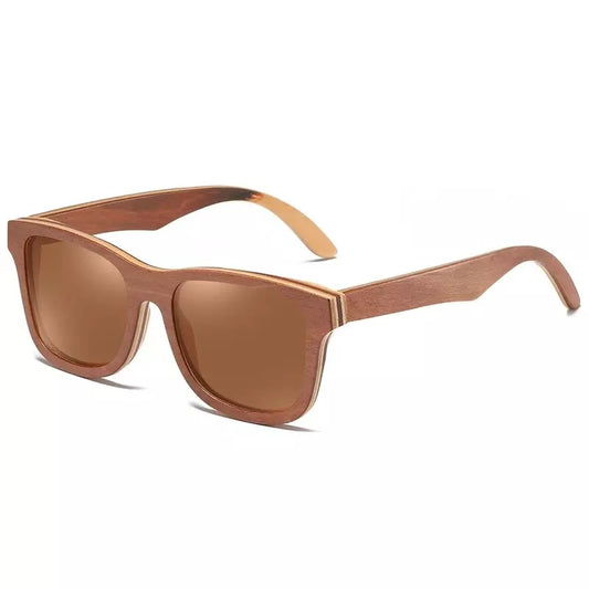 Óculos de Sol Haste Madeira Masculino Marrom - Orion