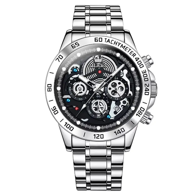 Relógio Masculino Aço Inox 3017 Prata - Orion