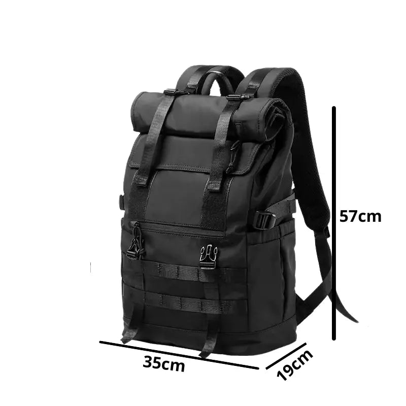 Mochila Masculina Impermeável Preta - Orion