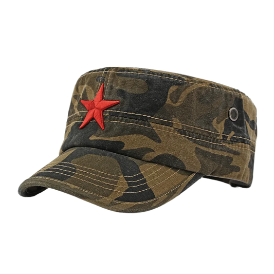 Boina Masculina Camo Red Star