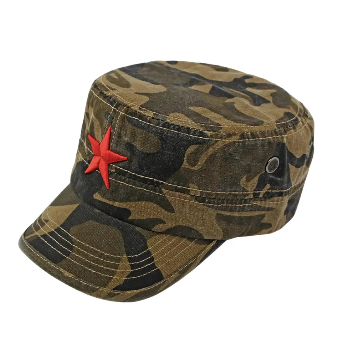 Boina Masculina Camo Red Star