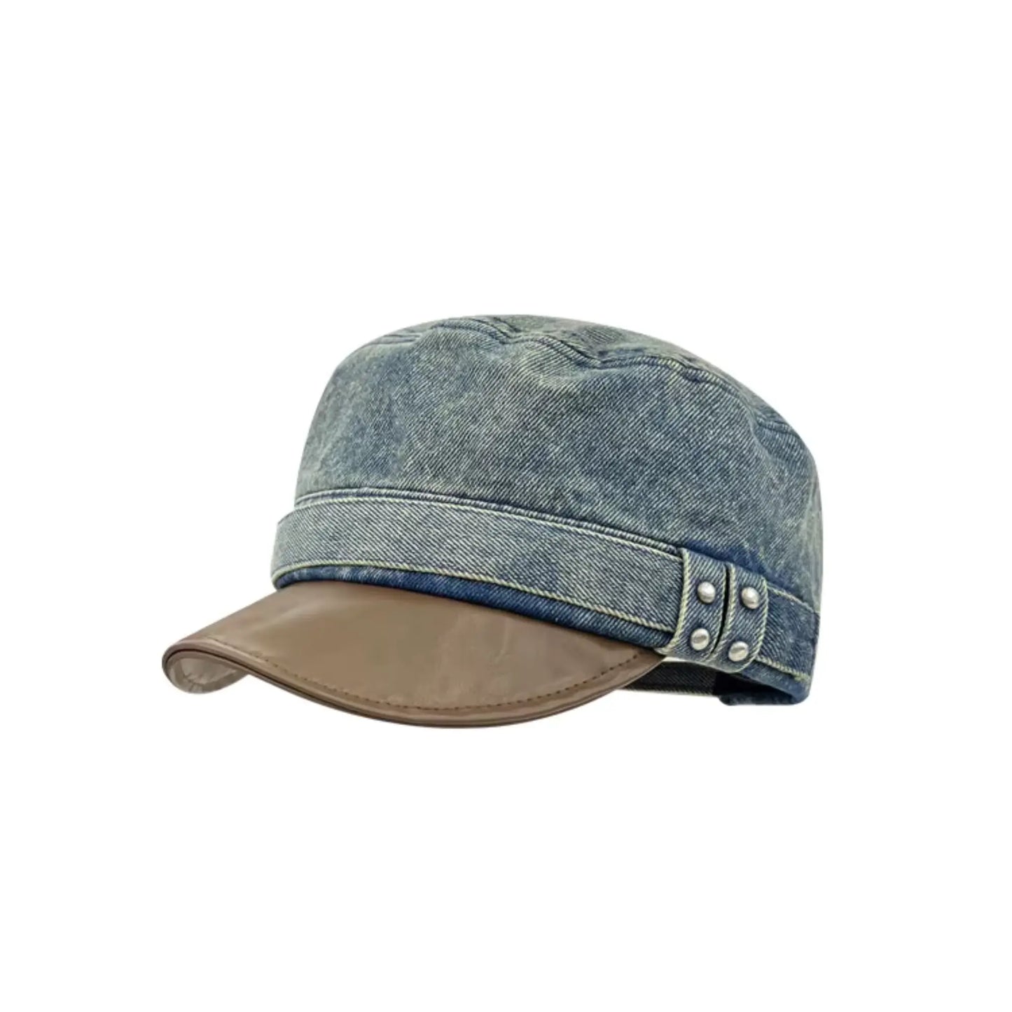 Boina Masculina Cap Retrô Denim